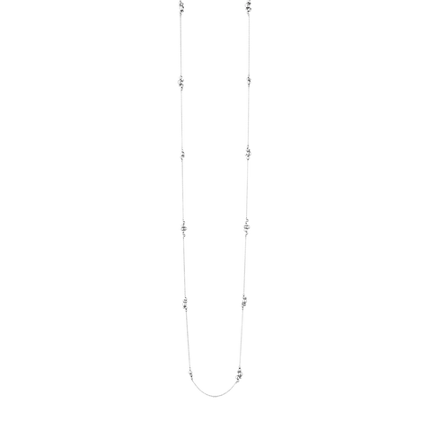 Georg Jensen Moonlight Grapes Sautoir Sterling Silver Long Necklace