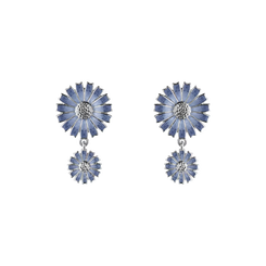 Georg Jensen Daisy Double Drop Earrings