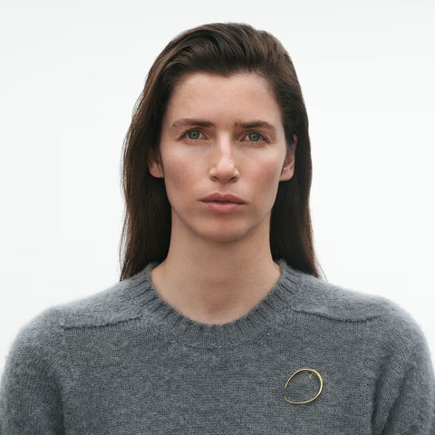 Georg Jensen Offspring 18ct Yellow Gold Small Brooch