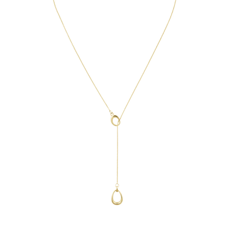 Georg Jensen Offspring 18ct Yellow Gold Lariat Necklace