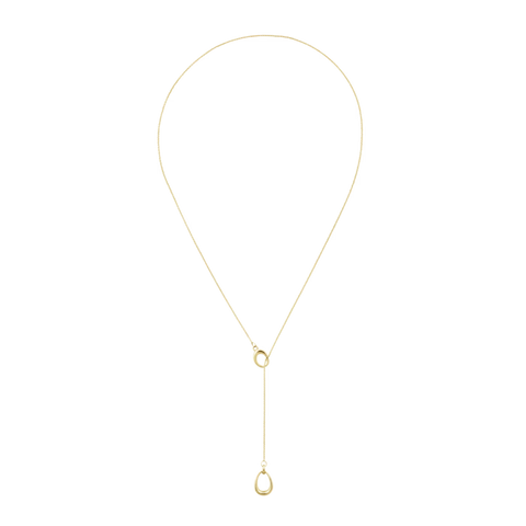 Georg Jensen Offspring 18ct Yellow Gold Lariat Necklace