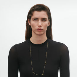 Georg Jensen Offspring 18ct Yellow Gold Sautoir Necklace