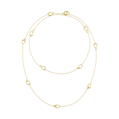 Georg Jensen Offspring 18ct Yellow Gold Sautoir Necklace