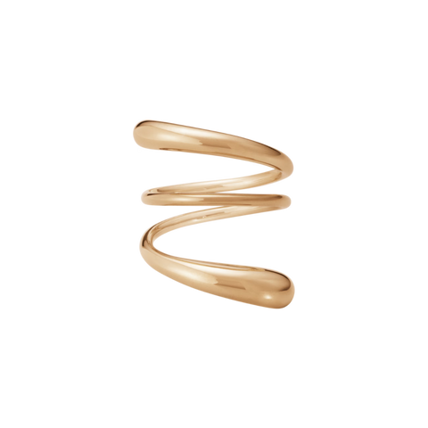 Georg Jensen Mercy 18ct Rose Gold Twist Ring