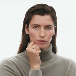 Georg Jensen Offspring 18ct Yellow Gold 0.14ct Diamond Ring