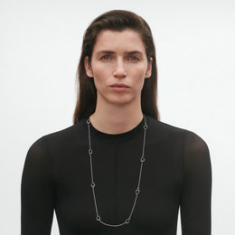 Georg Jensen Offspring Sterling Silver Sautoir Necklace