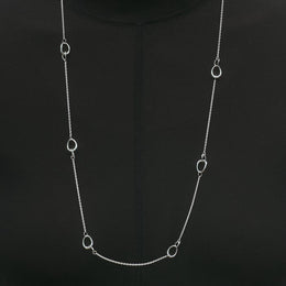 Georg Jensen Offspring Sterling Silver Sautoir Necklace