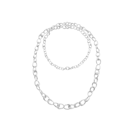 Georg Jensen Offspring Sterling Silver Link Necklace