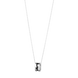 Georg Jensen Fusion 18ct White Gold Black HyCeram Pendant