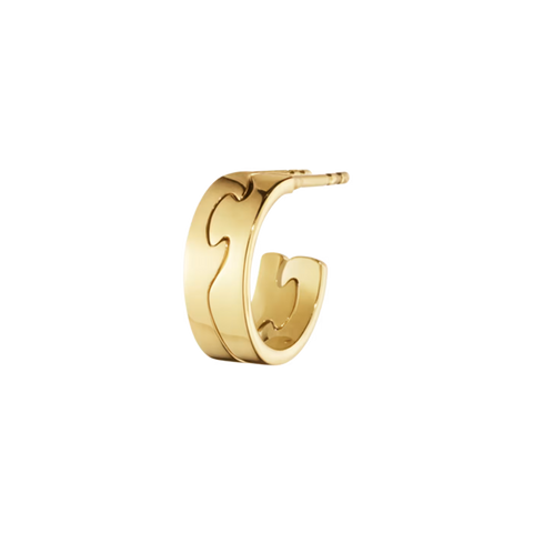 Georg Jensen Fusion 18ct Yellow Gold Small Hoop Earrings