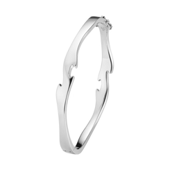 Georg Jensen Fusion 18ct White Gold Bangle