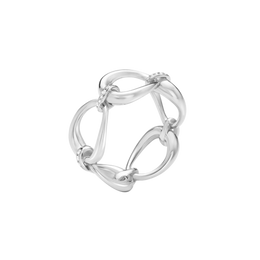 Georg Jensen Offspring Sterling Silver 0.14ct Diamond Ring