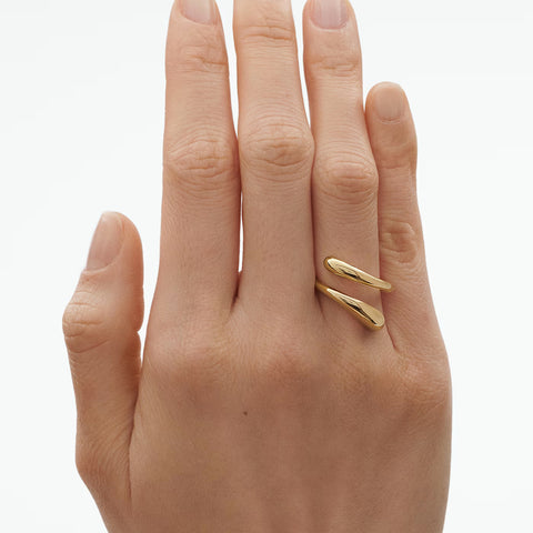 Georg Jensen Mercy 18ct Yellow Gold Ring