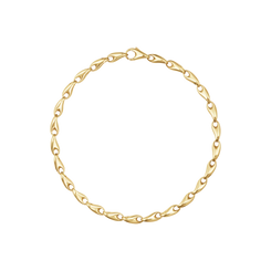 Georg Jensen Reflect 18ct Yellow Gold Slim Chain Bracelet