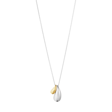 Georg Jensen Reflect 18ct Yellow Gold and Sterling Silver Pendant