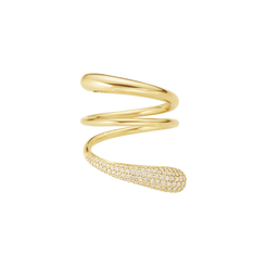 Georg Jensen Mercy 18ct Yellow Gold 0.49ct Diamond Ring