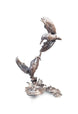 Art In Bronze Miniature Kingfisher Pair Figurine