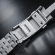 Davosa Ternos GMT Lucent Grey Red Penta Link Strap Watch