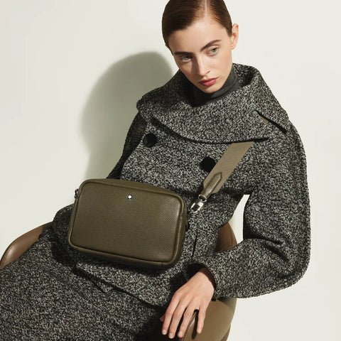 Montblanc Khaki Crossbody Bag
