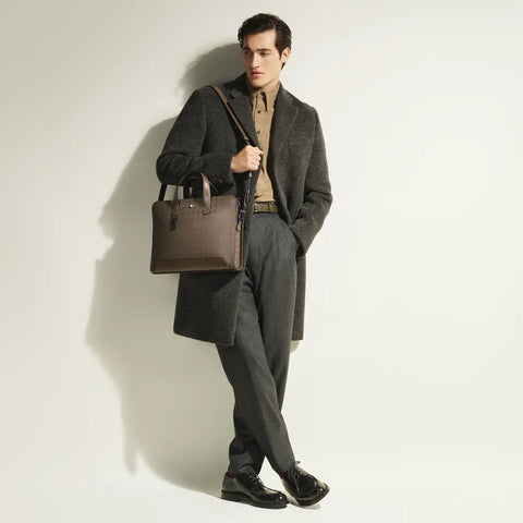 Montblanc Chestnut Brown Thin Document Case