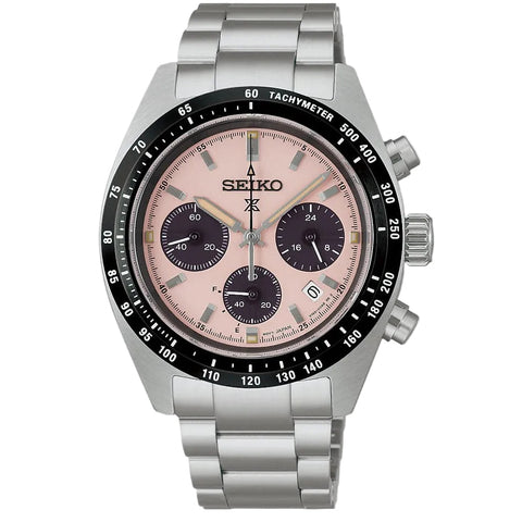 Seiko Speedtimer ‘Youngtimer’ 39mm Mens Watch Pink