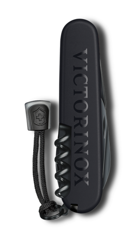Victorinox pocket knife with sheath on a white background