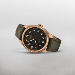 Oris Big Crown ProPilot Big Date Bronze Watch with black dial, textile strap