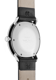 Junghans Max Bill Automatic Watch with silver dial, leather strap, steel case
