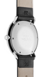 Junghans Max Bill Automatic Watch with silver dial, leather strap, steel case