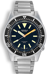 Squale Watch 1521 Militaire Blasted Bracelet 1521MILBL.SQ20S