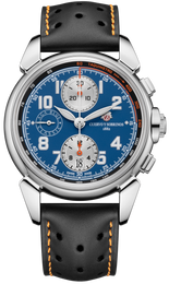 Cuervoy y Sobrinos Chronograph Aga Blue Classic Watch 3141.1AB