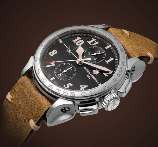 Cuervo y Sobrinos Chronograph Emilio Carranza Watch