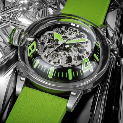 U-Boat U-65 Auto SS Green Watch