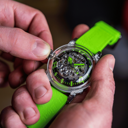 U-Boat U-65 Auto SS Green Watch