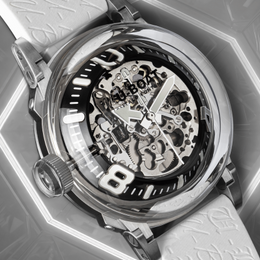 U-Boat U-65 Auto SS White Watch