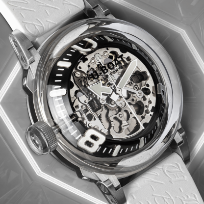 U-Boat U-65 Auto SS White Watch