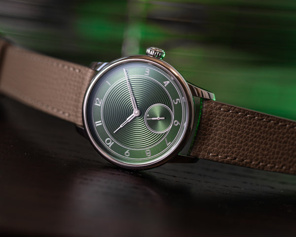 Louis Erard Louis Erard x The Horophile La Petite Seconde Metropolis Green Watch