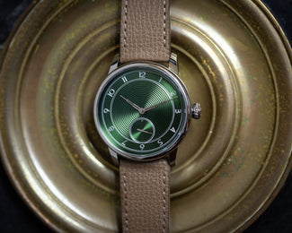 Louis Erard Louis Erard x The Horophile La Petite Seconde Metropolis Green Watch
