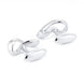 Geoeg Jensen Mens Classic Silver Infinity Cufflinks