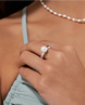 Clogau Beachcomber Sterling Silver Pearl Ring