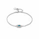 Clogau Enchanted Gateways Sterling Silver Swiss Blue Topaz Stud Bracelet