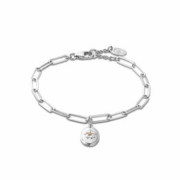 Clogau Sterling Silver Forget Me Not Bracelet