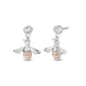 Clogau Nature's Wonder Sterling Silver Honey Bee Drop Earrings with Topaz