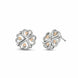 Clogau Tree of Life Sterling Silver Heart Drop-Stud Earrings