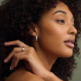 Clogau Insignia Sterling Silver Slim Band Ring