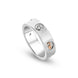 Clogau Insignia Sterling Silver Band Ring with Topaz