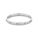 Clogau Insignia Sterling Silver Bangle with Topaz