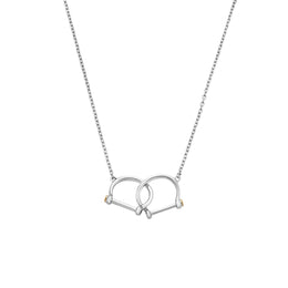 Clogau Royal Sterling Silver Stirrup Necklace