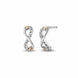 Clogau Tree of Life Sterling Silver Infinity Stud Earrings with Topaz