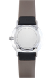 Junghans Form Quartz Watch with silver dial, leather strap, steel case